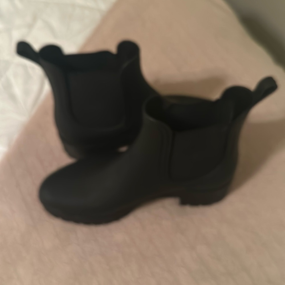 Black Rainboots size 8